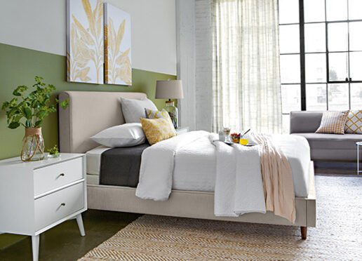 How do you furnish a complete bedroom?